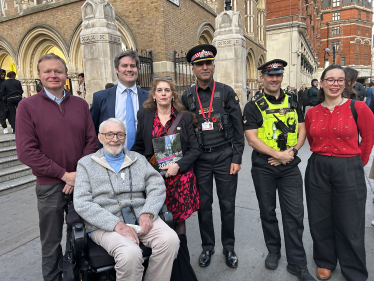 James Tumbridge with City Police